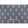 Sample of Thibaut Wharton Paisley W74134 Woven Upholstery Fabric in Blue 