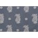 Sample of Thibaut Wharton Paisley W74134 Woven Upholstery Fabric in Blue 