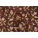 Thibaut Westchester Printed Cotton Drapery Fabric in Brown for Scalamandre