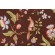 Thibaut Westchester Printed Cotton Drapery Fabric in Brown for Scalamandre
