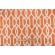 Thibaut Downing Gate F916049 Printed Linen Blend Drapery Fabric in Tangerine