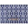 Thibaut Downing Gate F916047 Printed Linen Blend Drapery Fabric in Navy