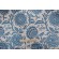 Sample of Thibaut Rivera W713025 Embroidered Drapery Fabric in Blue on Flax 