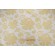 Sample of Thibaut Helena F94101 Printed Linen Drapery Fabric in Lemon 