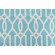 Sample of Thibaut Downing Gate F916046 Printed Linen Blend Drapery Fabric in Turquoise 