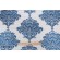 Thibaut Arturo Damask W713014 Embroidered Drapery Fabric in Navy on White