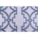 Sample of Anna French Songyue W736144 Embroidered Drapery Fabric in Blue for Thibaut 
