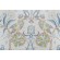 Sample of Thibaut Peacock Garden F924360 Printed Linen Drapery Fabric in Aqua 