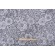 Stof France Montsegur Printed Cotton Drapery Fabric in Anthracite
