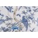 Anna French Giselle F914224 Printed Linen Blend Drapery Fabric in Blue and White