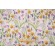 Stof Fabrics Narcisse Printed Linen Drapery Fabric in Blanc