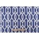 Thibaut Downing Gate F916047 Printed Linen Blend Drapery Fabric in Navy