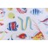 Thibaut Cozumel F916040 Printed Cotton Drapery Fabric in Red, White and Blue