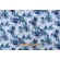 Sample of Crypton Florescent High Performance Printed Decorator Fabric in Indigo 