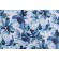 Sample of Crypton Florescent High Performance Printed Decorator Fabric in Indigo 