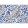 Premier Prints Shannon Printed Polyester Outdoor Fabric in Oxford/Cobalt