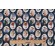Rae Ritchie Dapper Den - Dapper Toile Printed Cotton Craft Fabric in Space for Dear Stella 