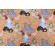PK Lifestyles Playful Zebra Printed Cotton Drapery Fabric in Mandarin 