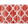 Richloom Brush Diamond Printed Polyester Outdoor Fabric in Red