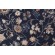 Hathaway Printed Drapery Fabric in Midnight