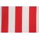 Richloom Cabana Stripe Printed Poly Outdoor Fabric in Red