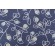 Magnolia Home Macaulay Printed Cotton Drapery Fabric in Blue