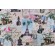 Timeless Treasures Belle Fleur - Paris Collage Printed Cotton Craft Fabric in Multi 