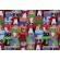 Gail Cadden Cool Cats & Treats - Cats With Holiday Scarf Printed Cotton Craft Fabric in Multi for Timeless Treasures 
