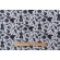 Timeless Treasures Sonata - Grey Instruments & Music Notes Printed Cotton Craft Fabric in Cream 