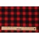 Timeless Treasures Buffalo Check Printed Cotton Craft Fabric in Red 