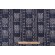 Genevieve Gorder Mali Mud Cloth Printed Linen Blend Drapery Fabric in Indigo