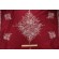 Fonthill Medallion Silk Emblem Decorator Fabric in Red for Scalamandre