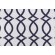 Maxine Embroidered Linen Drapery Fabric in Navy