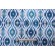 Stof France Jimena Printed Cotton Drapery Fabric in Bleu