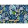 Richloom Windcrest Printed Polyester Outdoor Fabric in Navy 