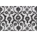 Sample of Laura & Kiran Turkish Tile Printed Cotton Drapery Fabric in Jet White 