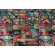 Covington All Eyes On Me Printed Velvet Upholstery Fabric in 100-Multi 