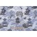 Mill Creek Tea House-Briard Printed Cotton Blend Drapery Fabric in Ocean Blue