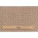 Scalamandre Clover Printed Drapery Fabric in Blue/Light Brown