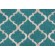 Richloom Kobe Printed Cotton Drapery Fabric in Teal