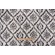 Ikat Medallion Chenille Tapestry Upholstery Fabric in Greystone 