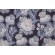 PK Lifestyles Balinese Garden Printed Linen Blend Drapery Fabric in Midnight