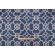 Sample of Jennifer Adams Julian Printed Cotton Drapery Fabric 593-Indigo for Covington 