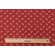 Scalamandre La Perrone Leaf Chenille Upholstery Fabric in Red