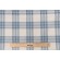 Grey Watkins Piccolo Plaid Woven Decorator Fabric in Sky Blue/Ivory