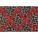 Valdese Weavers Changi Crypton Home Finish Tapestry Upholstery Fabric in Scarlet