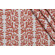 PK Lifestyles Coral Embroidered Drapery Fabric in Papaya 