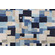 Sample of PK Lifestyles On The Square Printed & Embroidered Drapery Fabric in Nordic 