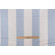 Stripe Woven Decorator Fabric in Baby Blue
