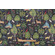 P Kaufmann Forest Frolic Printed Cotton Drapery Fabric in Midnight 